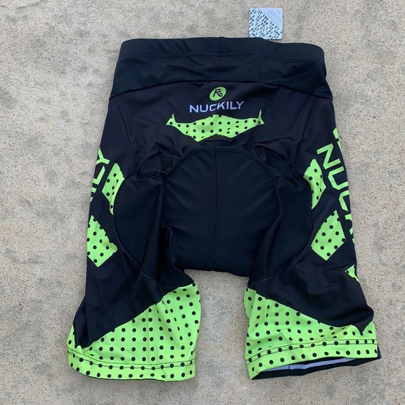 Nuckily Mens Cycling Padded Shorts Size L - Picture 4 of 8